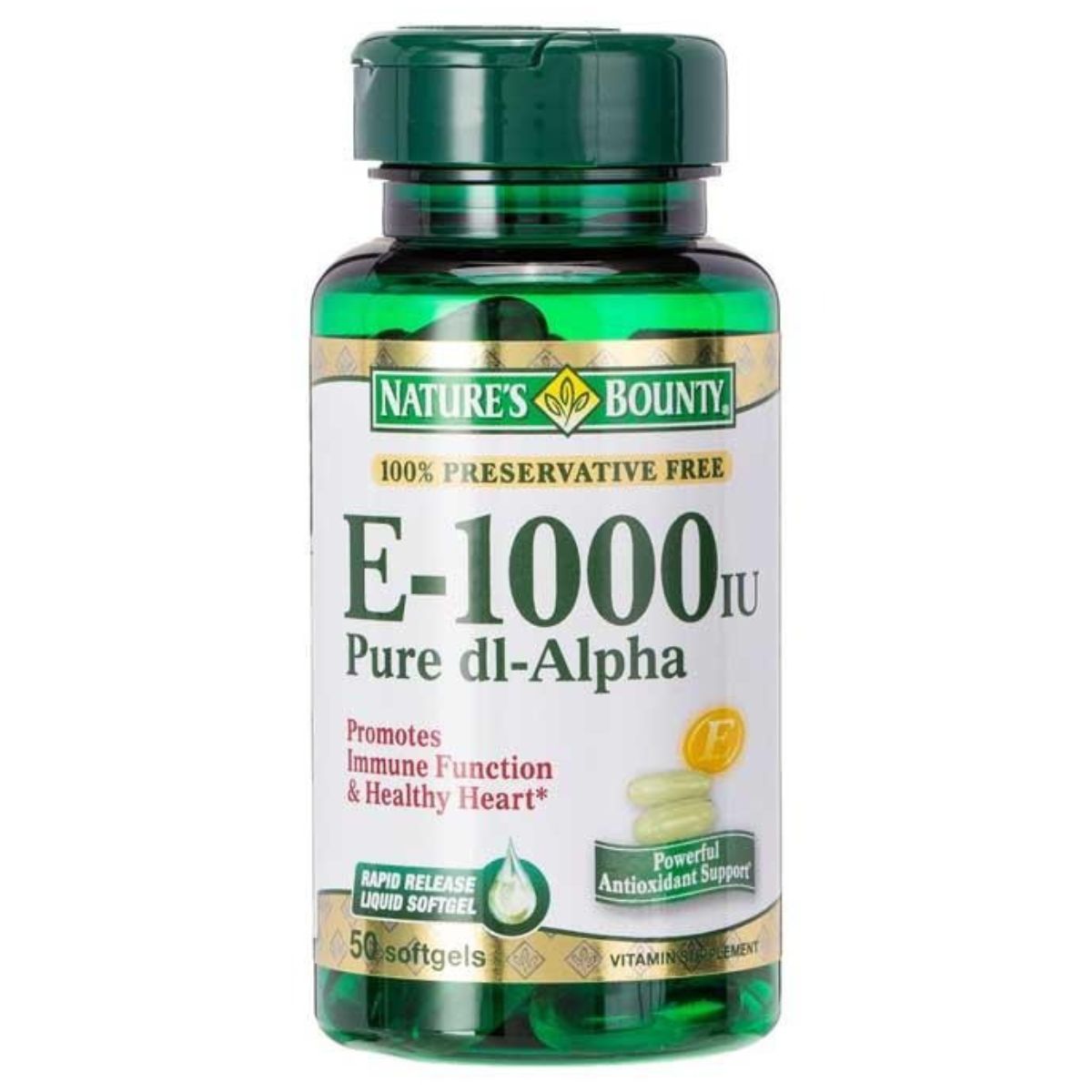 Nature's Bounty Vitamin E 1000 IU Price in Bangladesh (bd)