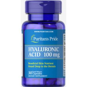 Puritans Pride Hyaluronic Acid 100 mg 30 Capsules