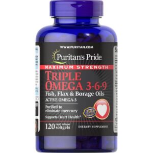 Puritan's Pride Triple Omega 3-6-9 Fish