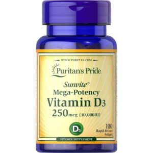 Puritan's Pride Vitamin D3 10000 iu Price in Bangladesh