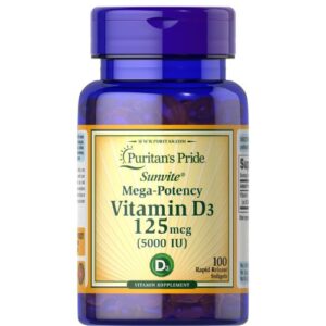 Puritan's Pride Vitamin D3 5000 iu Price in Bangladesh