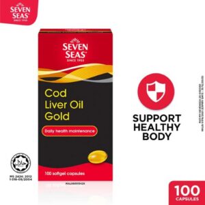 Seven Seas Cod Liver Oil Gold 100 Capsules