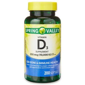 Spring Valley Vitamin D3 10000 IU Price in Bangladesh